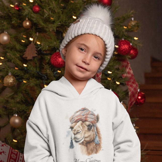 Weihnachtskamel, anpassbar hoodie (Von Creator hochgeladen)