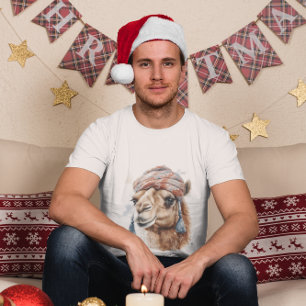 Weihnachtskamel, anpassbar T-Shirt