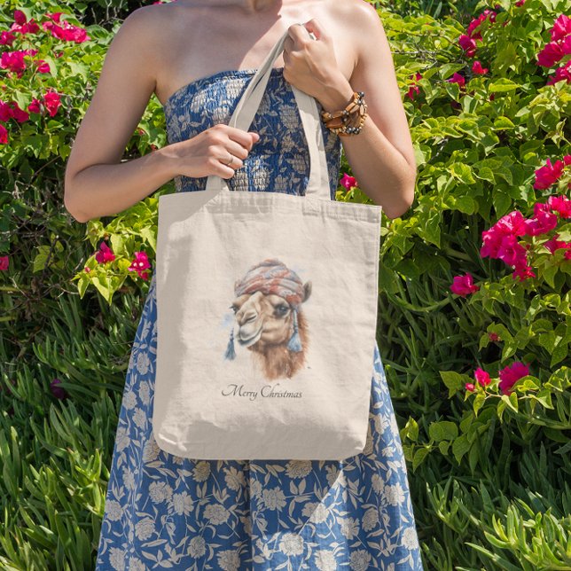 Weihnachtskamel, anpassbar tragetasche (Von Creator hochgeladen)