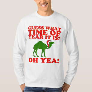 Weihnachtskamel in der T-Shirt