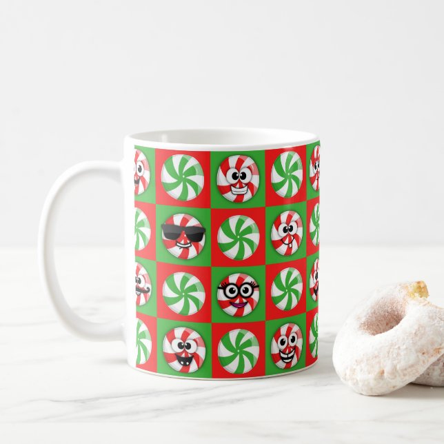 Weihnachtskanäle Kaffeetasse (Mit Donut)
