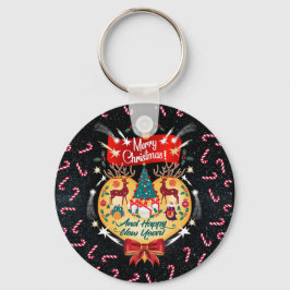 Weihnachtskanäle Schlüsselanhänger