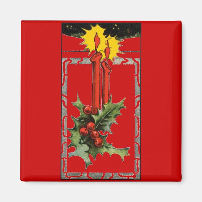 Weihnachtskandles Magnet (Vorne)