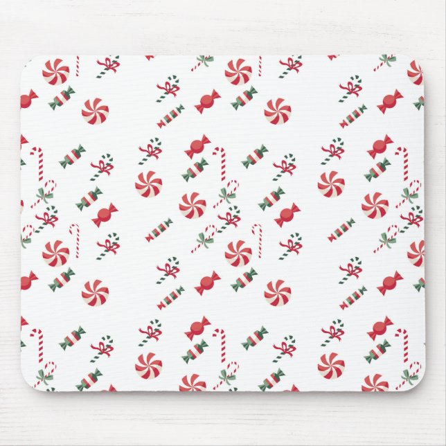 Weihnachtskandy Mousepad (Vorne)