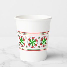 Weihnachtskandy Pappbecher