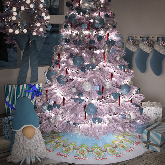 Weihnachtskandy Polyester Weihnachtsbaumdecke