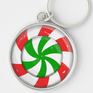 Weihnachtskandy Schlüsselanhänger