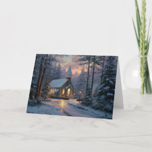 Weihnachtskapelle Feiertagskarte