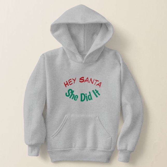 Weihnachtskapuzenpullover für Kinder Hoodie (Ablage )