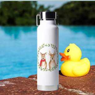 Weihnachtskaribischer Karibik Couple Water Flasche