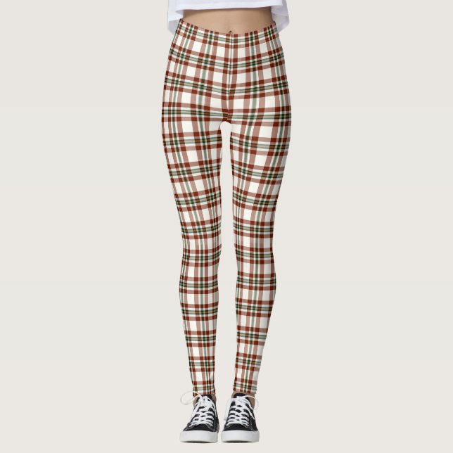 WeihnachtsKariert Leggings (Vorderseite)