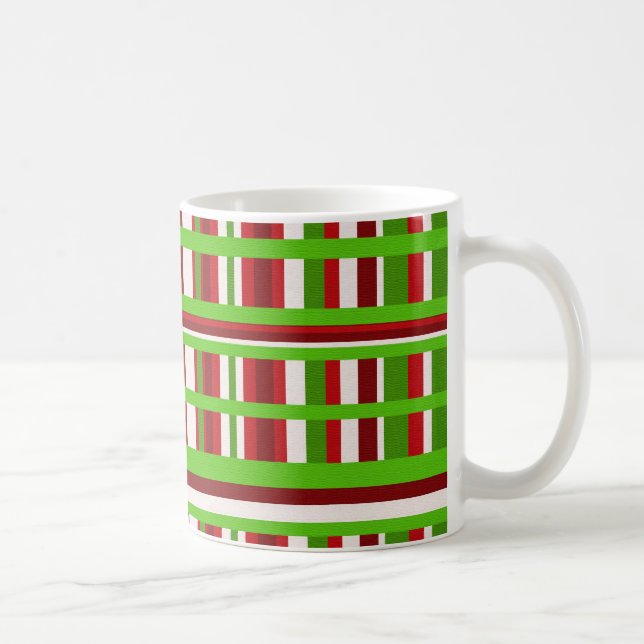 WeihnachtsKariert Tasse (Rechts)
