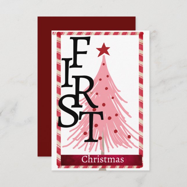 Weihnachtskarte (Vorne/Hinten)