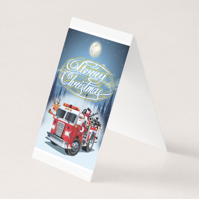 Weihnachtskarte (Rückseite)