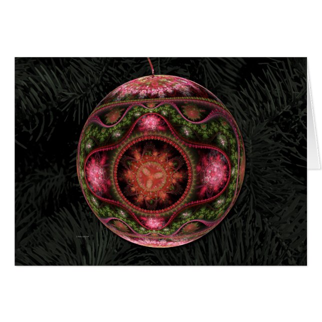 Weihnachtskarte (Vorderseite (Horizontal))