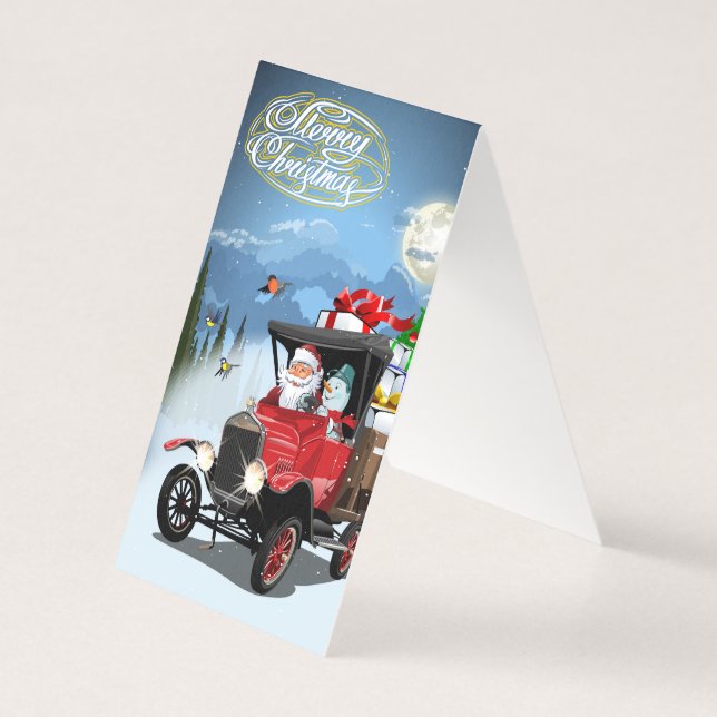 Weihnachtskarte (Rückseite)