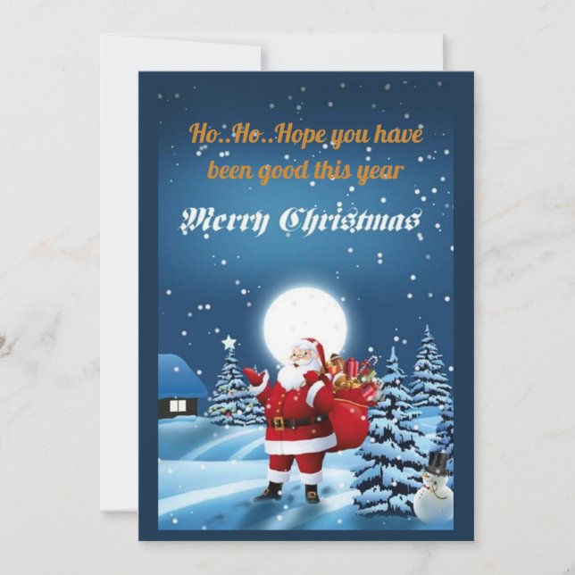 Weihnachtskarte (Vorderseite)