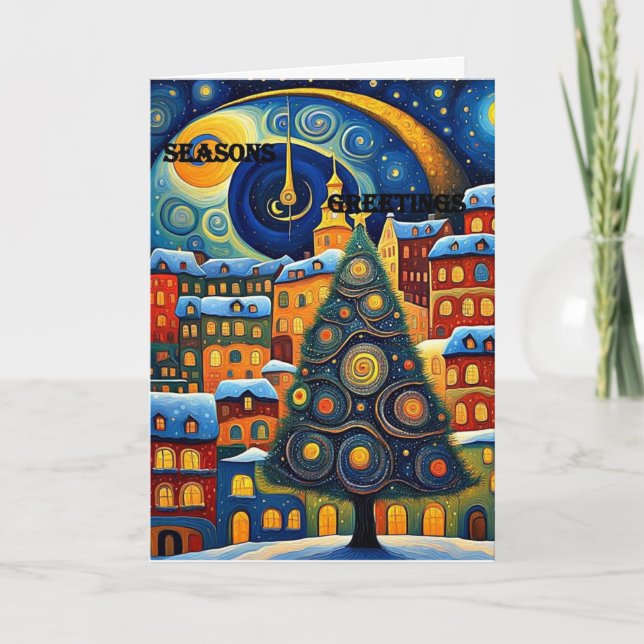 Weihnachtskarte 128 dankeskarte (Vorderseite)