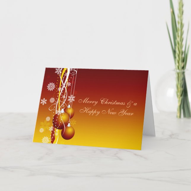 Weihnachtskarte 1 (personifizieren Sie) Feiertagskarte (Vorderseite)