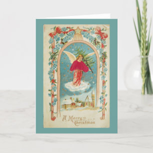 Weihnachtskarte   Angel Feiertagskarte