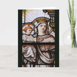 Weihnachtskarte aus Glas - Frankreich Feiertagskarte