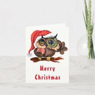 Weihnachtskarte Babyschale mit Geschenken