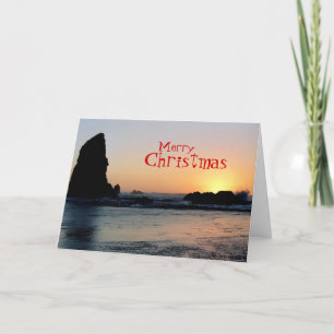 Weihnachtskarte (Beach Card) Feiertagskarte