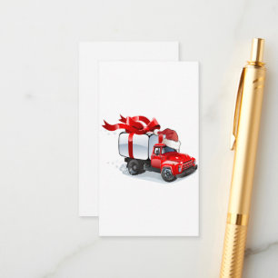 Weihnachtskarte Begleitkarte