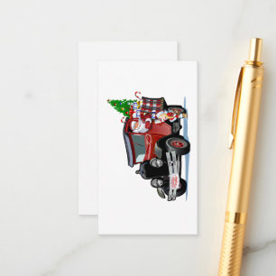 Weihnachtskarte Begleitkarte