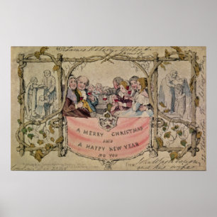 Weihnachtskarte, Beispiel der bekannten Weihnachts Poster