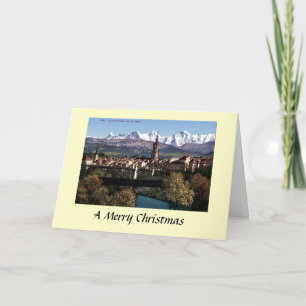 Weihnachtskarte - Bern, Schweiz Feiertagskarte