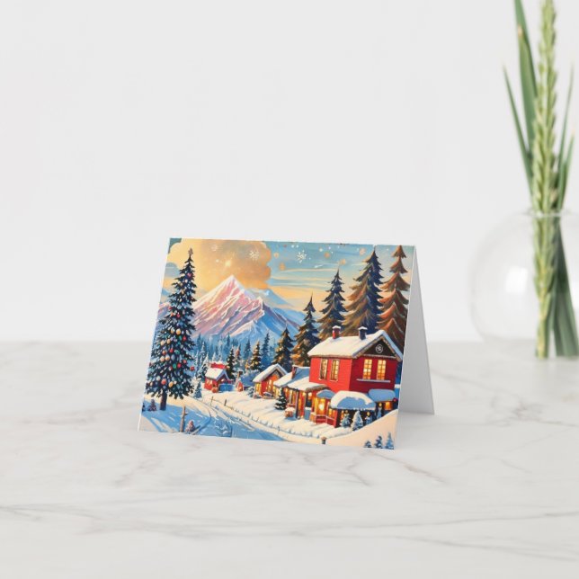 Weihnachtskarte Dankeskarte (Vorderseite)