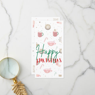 Weihnachtskarte Dankeskarte