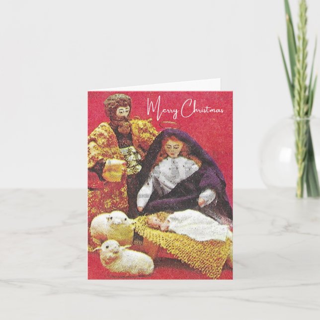 Weihnachtskarte Dankeskarte (Vorderseite)