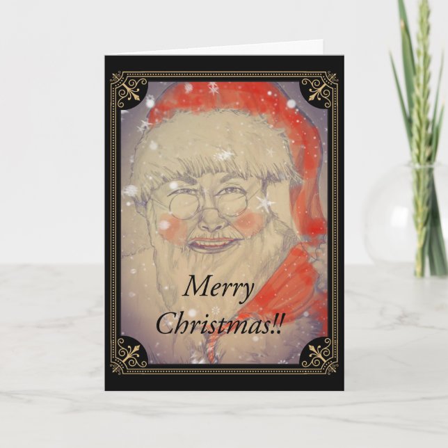 Weihnachtskarte Dankeskarte (Vorderseite)