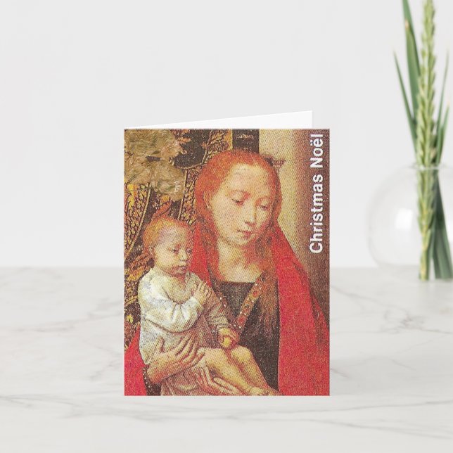 Weihnachtskarte Dankeskarte (Vorderseite)