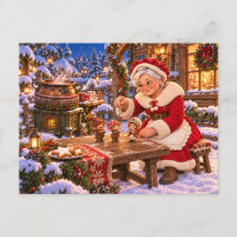 Weihnachtskarte – Das Schokolade der Weihnachtsfra