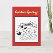Weihnachtskarte der Firma "Lawn Turfing Company"