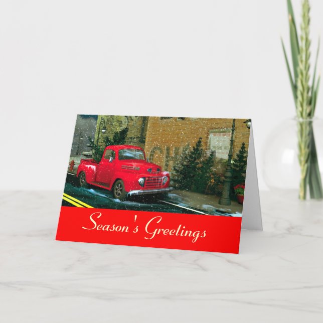 Weihnachtskarte der Jahreszeit Feiertagskarte (Vorderseite)