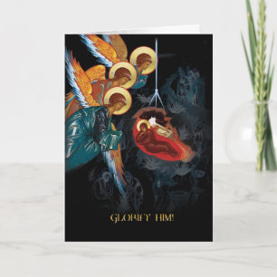 Weihnachtskarte der Krippe Feiertagskarte