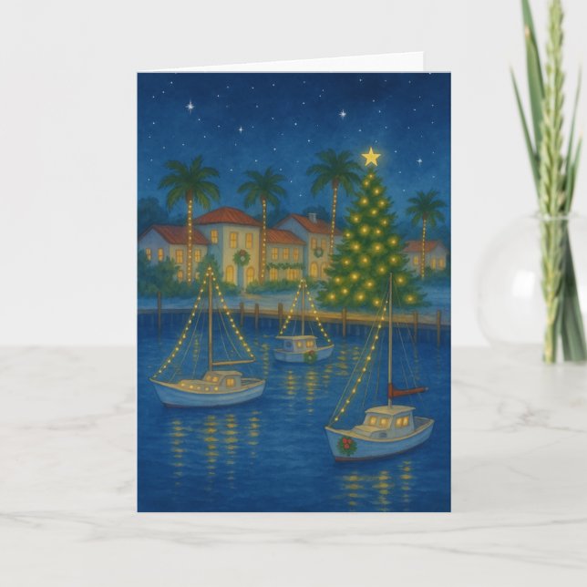 Weihnachtskarte der Küstenweine Karte (Vorderseite)