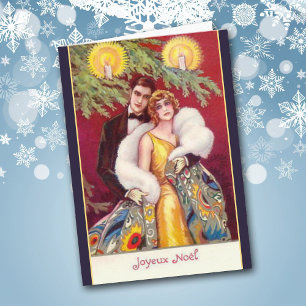 Weihnachtskarte der Romantik Feiertagskarte