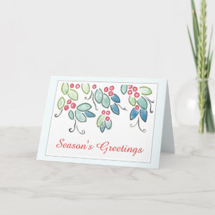 Weihnachtskarte der Vintagen Jahreszeit Karte