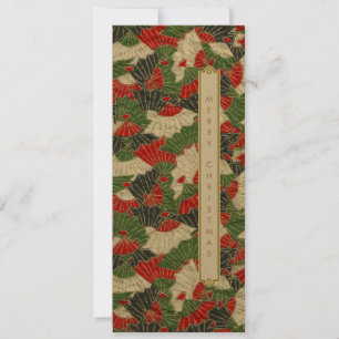 Weihnachtskarte des japanischen Origami Karte
