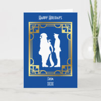 Weihnachtskarte des Polizisten Weihnachts