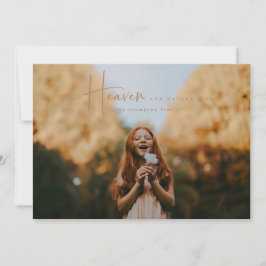 Weihnachtskarte des religiösen Fotos in Kakao Einladung