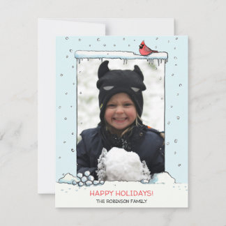 Weihnachtskarte des Roten Kardinals, Kardinal Feiertagskarte