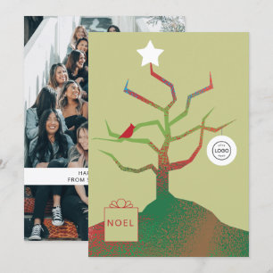 Weihnachtskarte des Unternehmens Tree of Art Karte