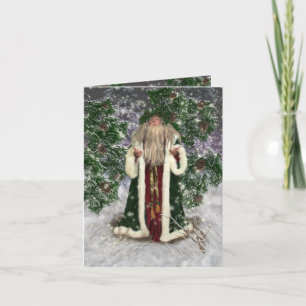 Weihnachtskarte des Vaters Einladung