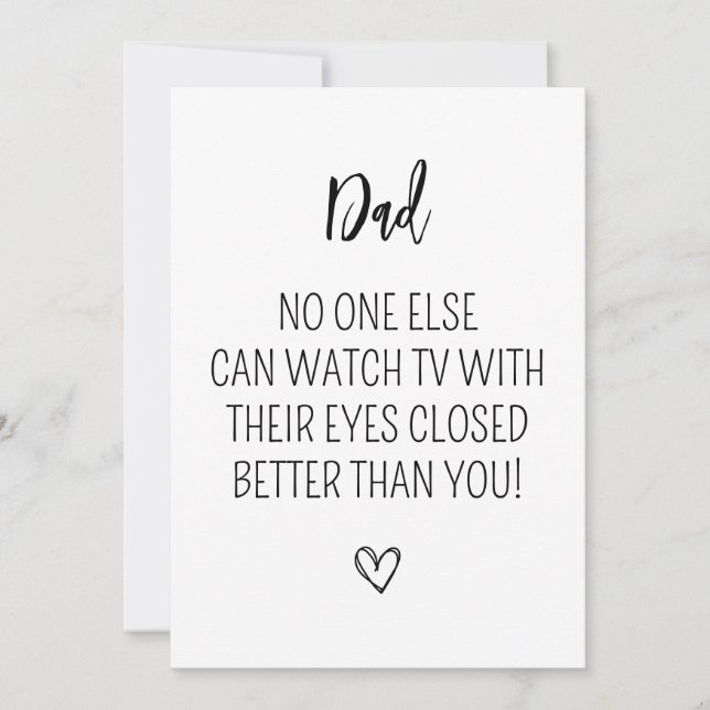 Weihnachtskarte des Vaters Feiertagskarte (Vorderseite)